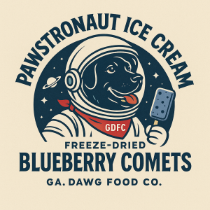 Blueberry Comets - Pawstronaut Ice Cream